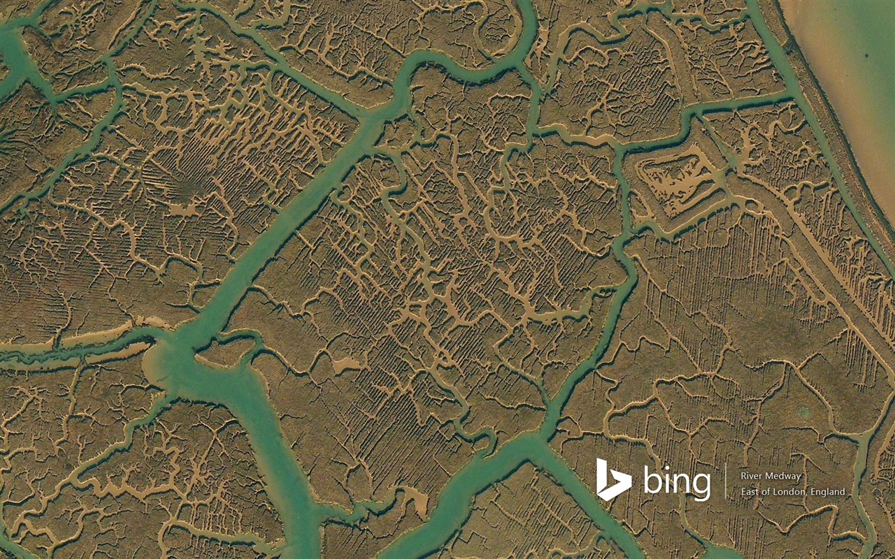 Microsoft Bing HD Tapety na plochu: Letecký pohled na Evropu #11 - 1280x800