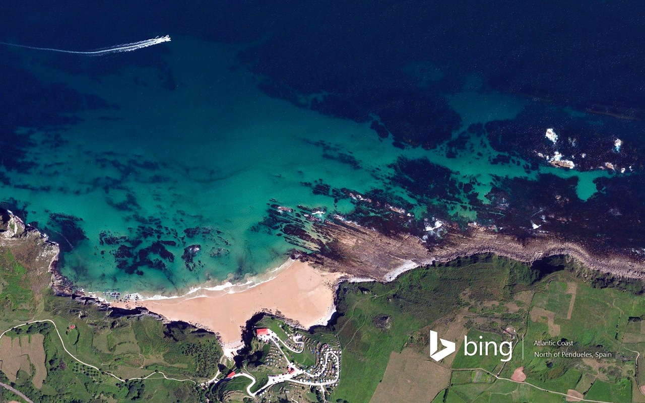 Microsoft Bing HD wallpapers: Aerial view of Europe #13 - 1280x800