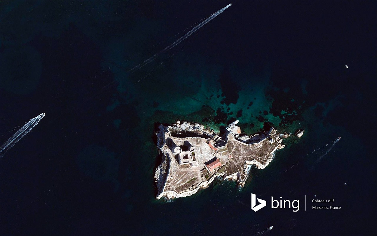 Microsoft Bing HD Wallpapers: Luftaufnahme von Europa #16 - 1280x800