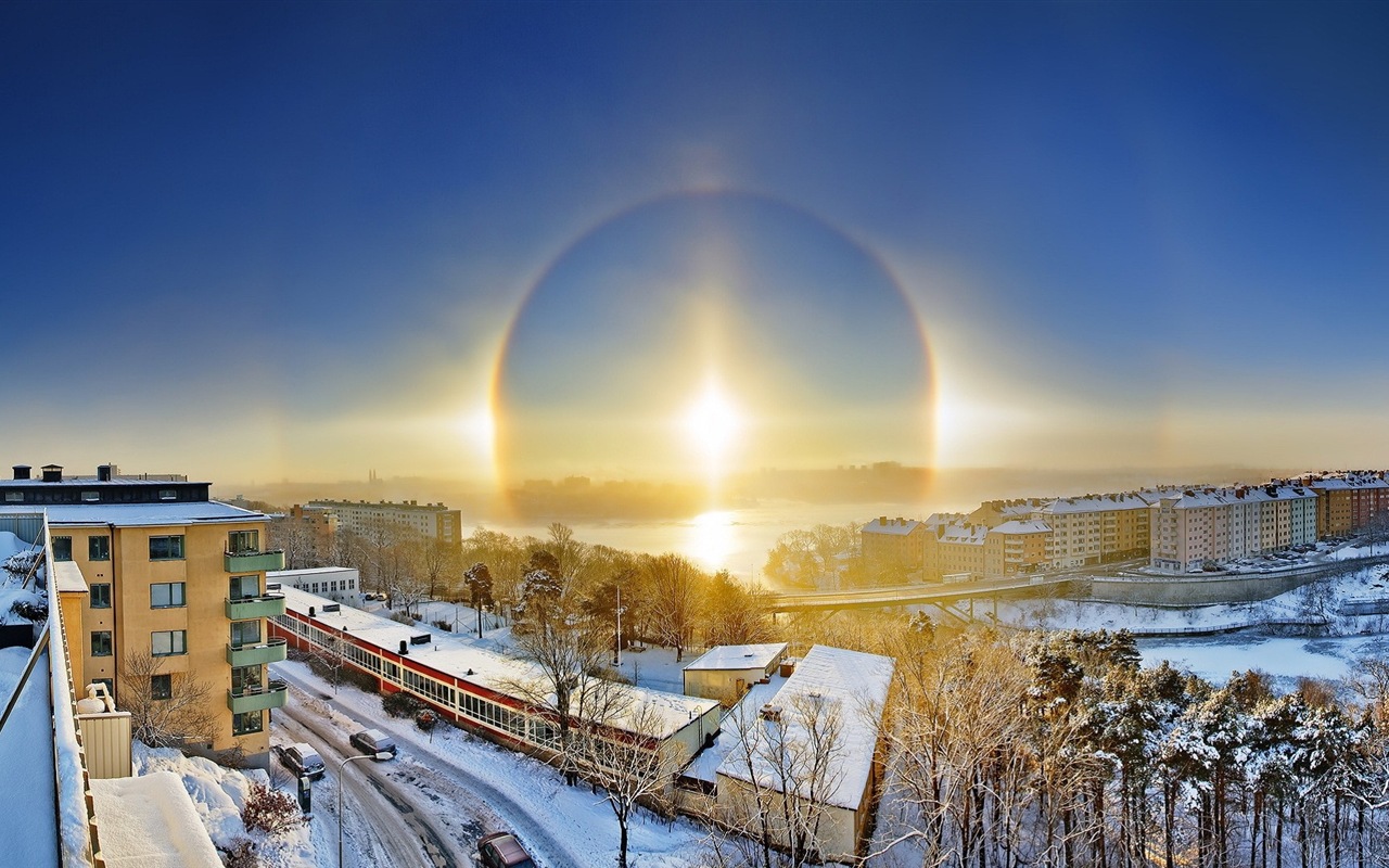 Stockholm, Švédsko, město krajina tapety #6 - 1280x800