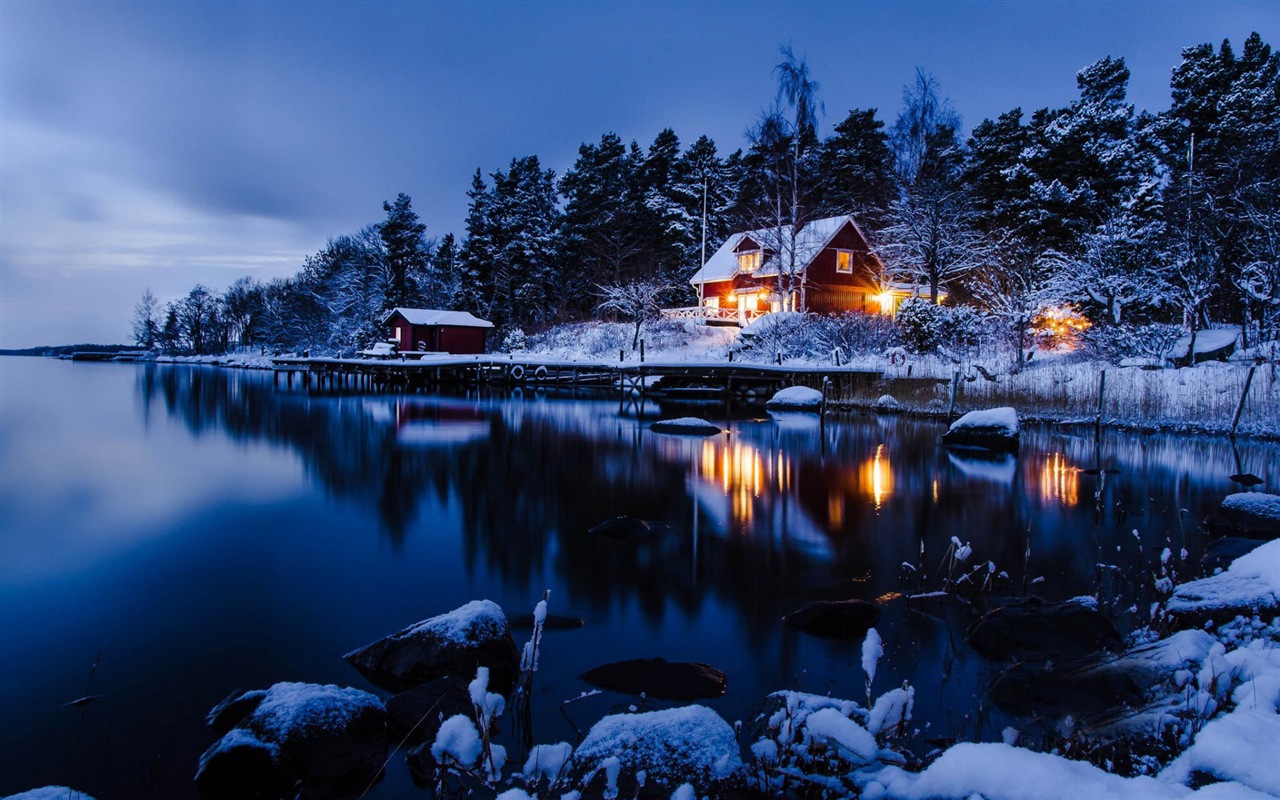 Stockholm, Švédsko, město krajina tapety #16 - 1280x800