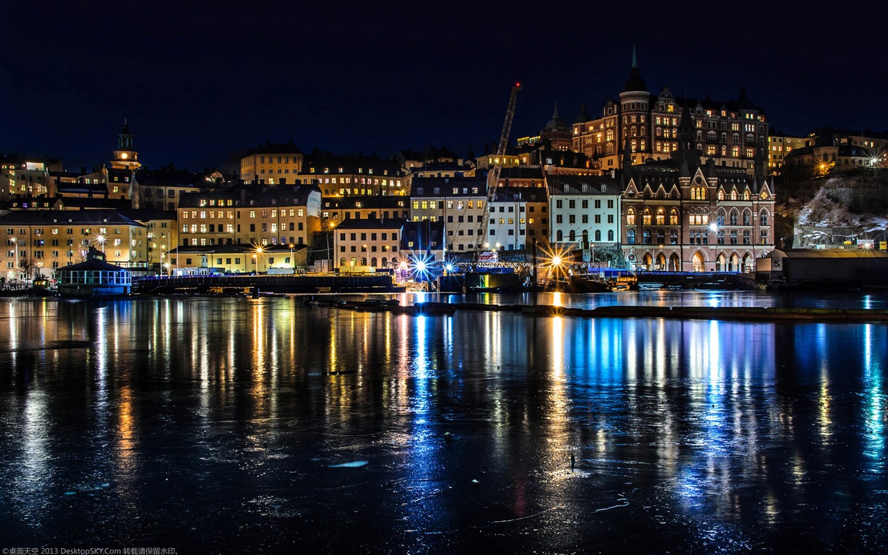 Stockholm, Švédsko, město krajina tapety #19 - 1280x800