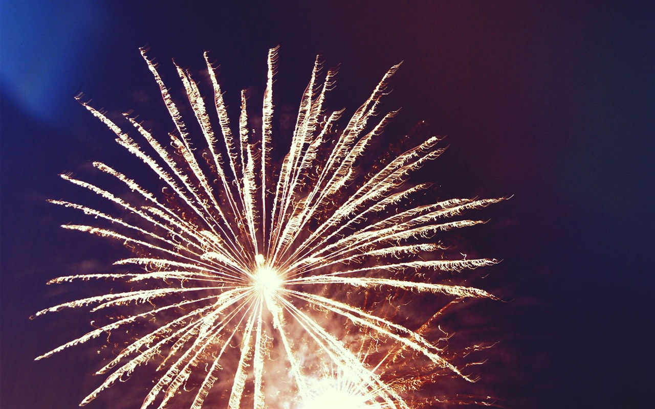 La belleza del cielo nocturno, fuegos artificiales hermosos fondos de pantalla #17 - 1280x800