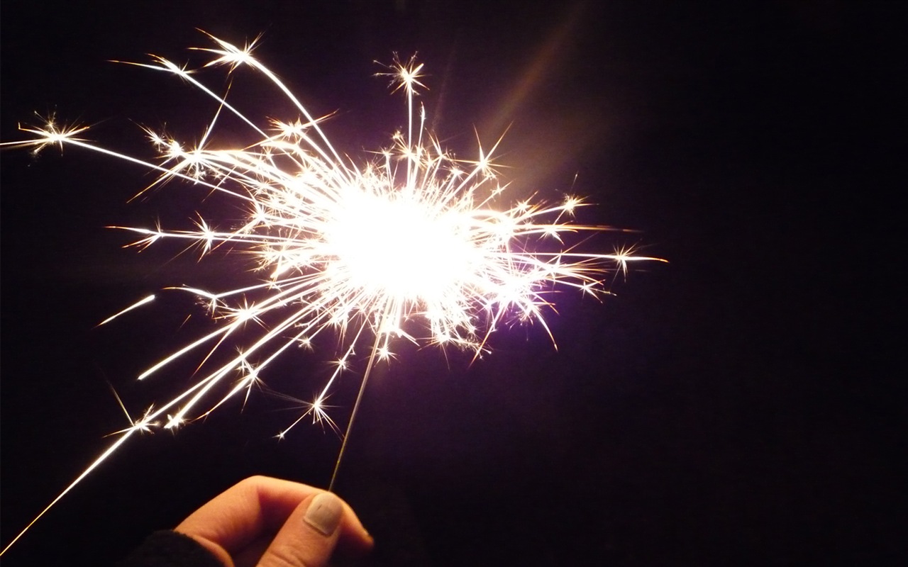 La belleza del cielo nocturno, fuegos artificiales hermosos fondos de pantalla #18 - 1280x800