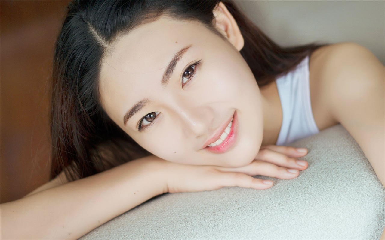 Čisté a krásné asijské dívky HD tapety na plochu #15 - 1280x800