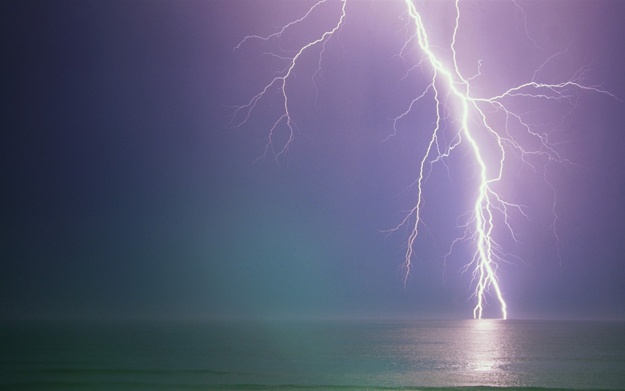 Lightning Thunder HD tapety na plochu #8 - 1280x800