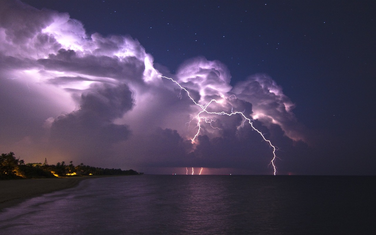 Lightning Thunder HD tapety na plochu #11 - 1280x800