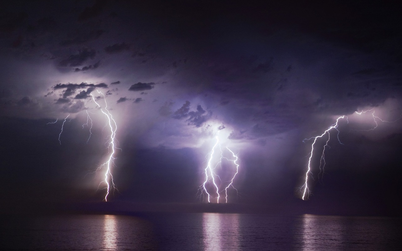 Lightning Thunder HD tapety na plochu #12 - 1280x800