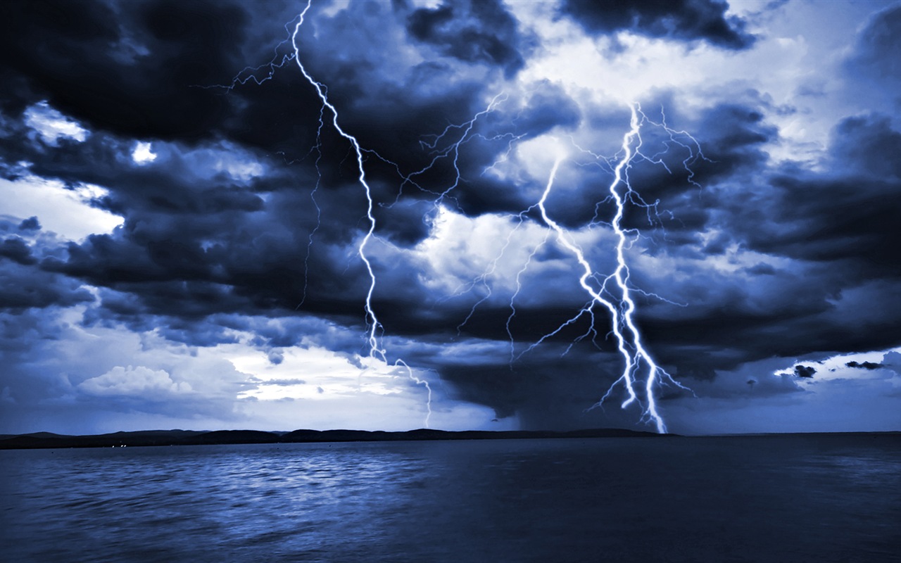 Lightning Thunder HD tapety na plochu #18 - 1280x800