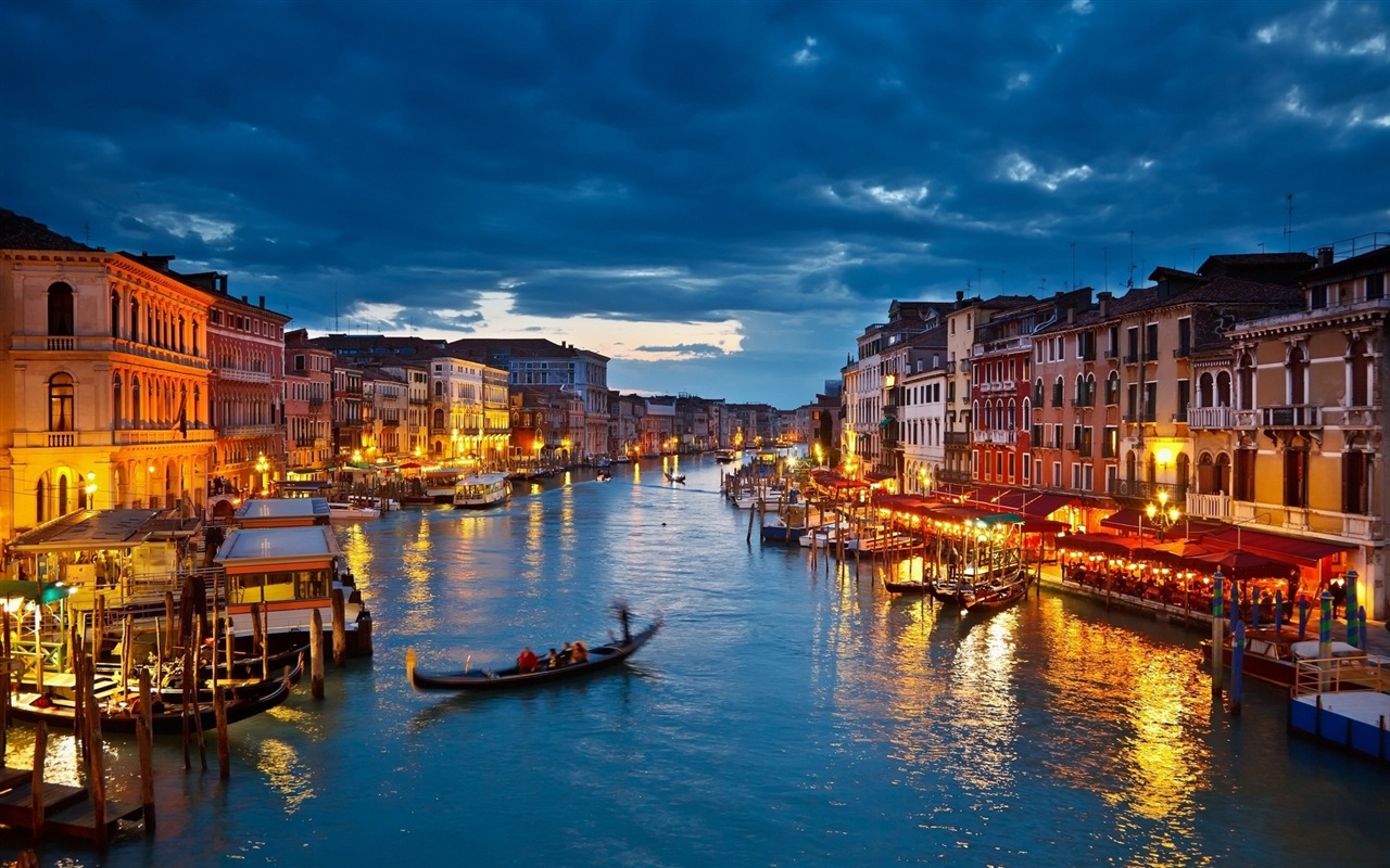 Beautiful watertown, Venice HD wallpapers #6 - 1280x800