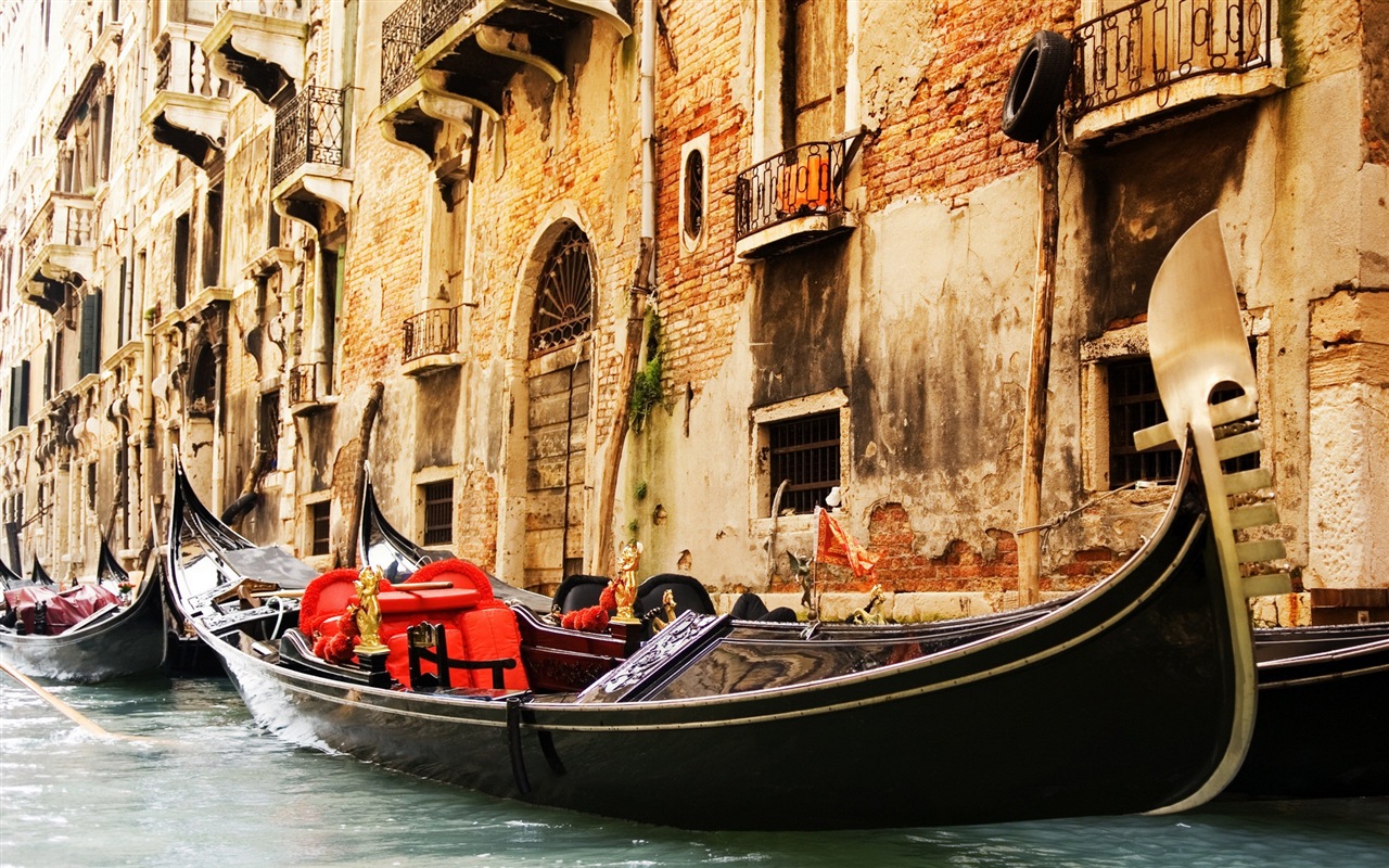 Beautiful watertown, Venice HD wallpapers #8 - 1280x800