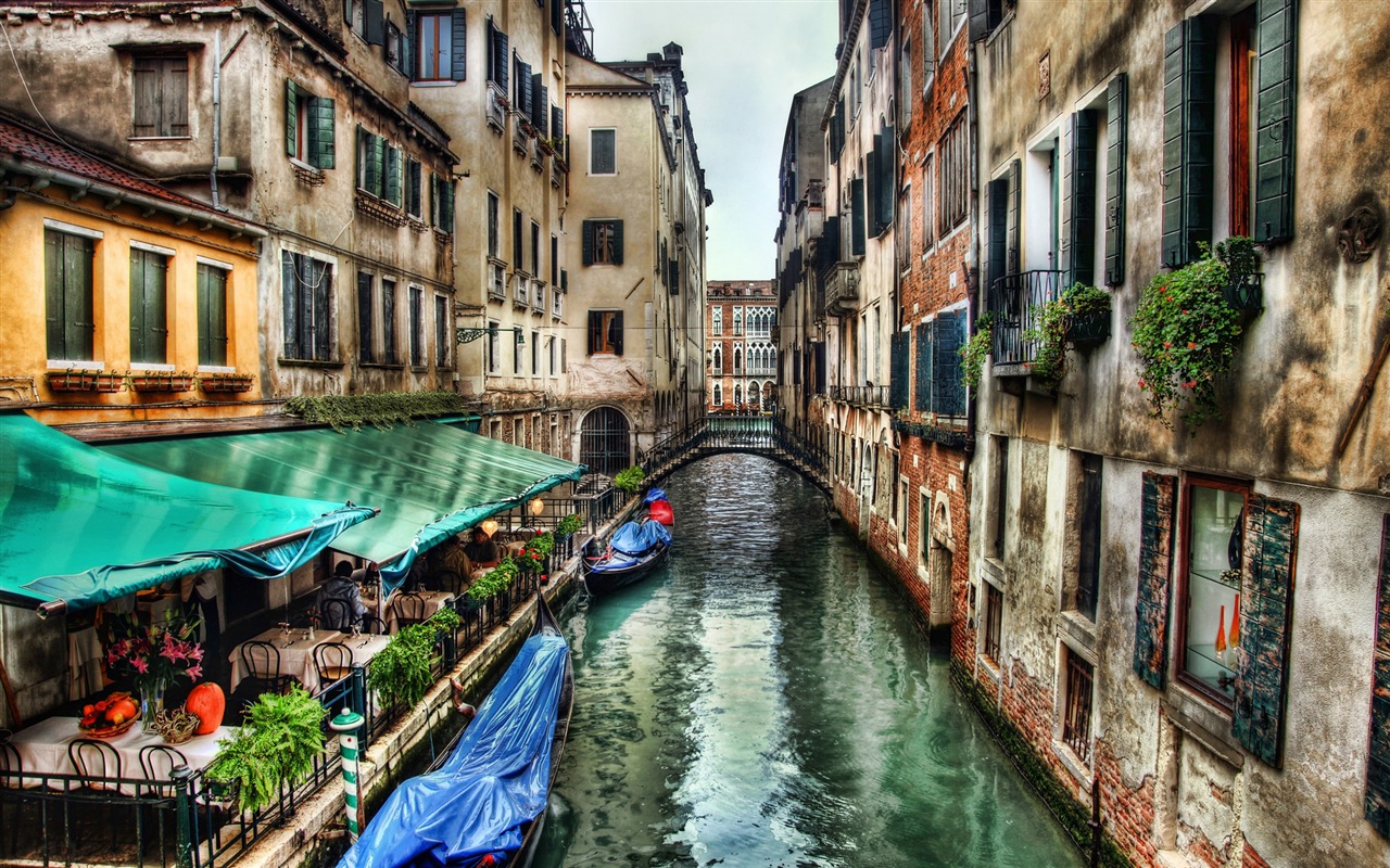 Krásné Watertown, Venice HD tapety na plochu #10 - 1280x800