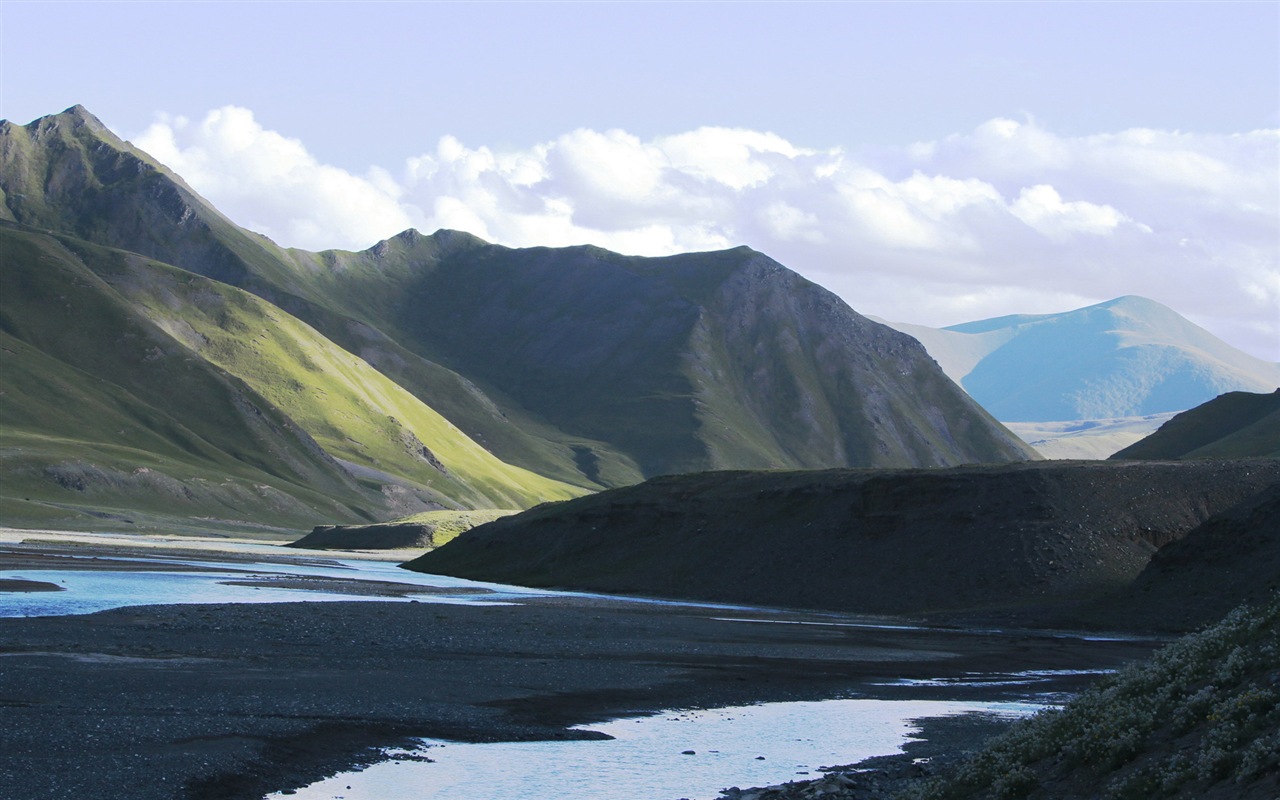 Qinghai Plateau krásné scenérie tapety #5 - 1280x800