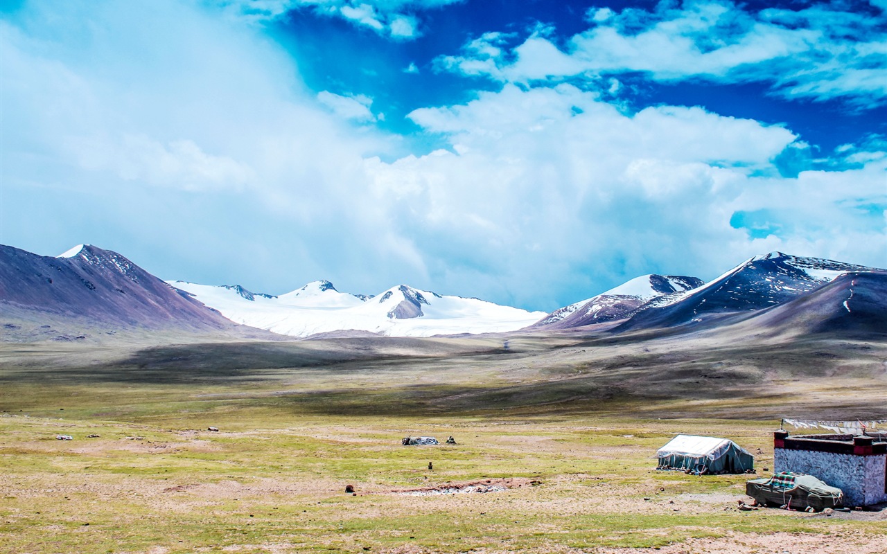 Qinghai Plateau krásné scenérie tapety #13 - 1280x800