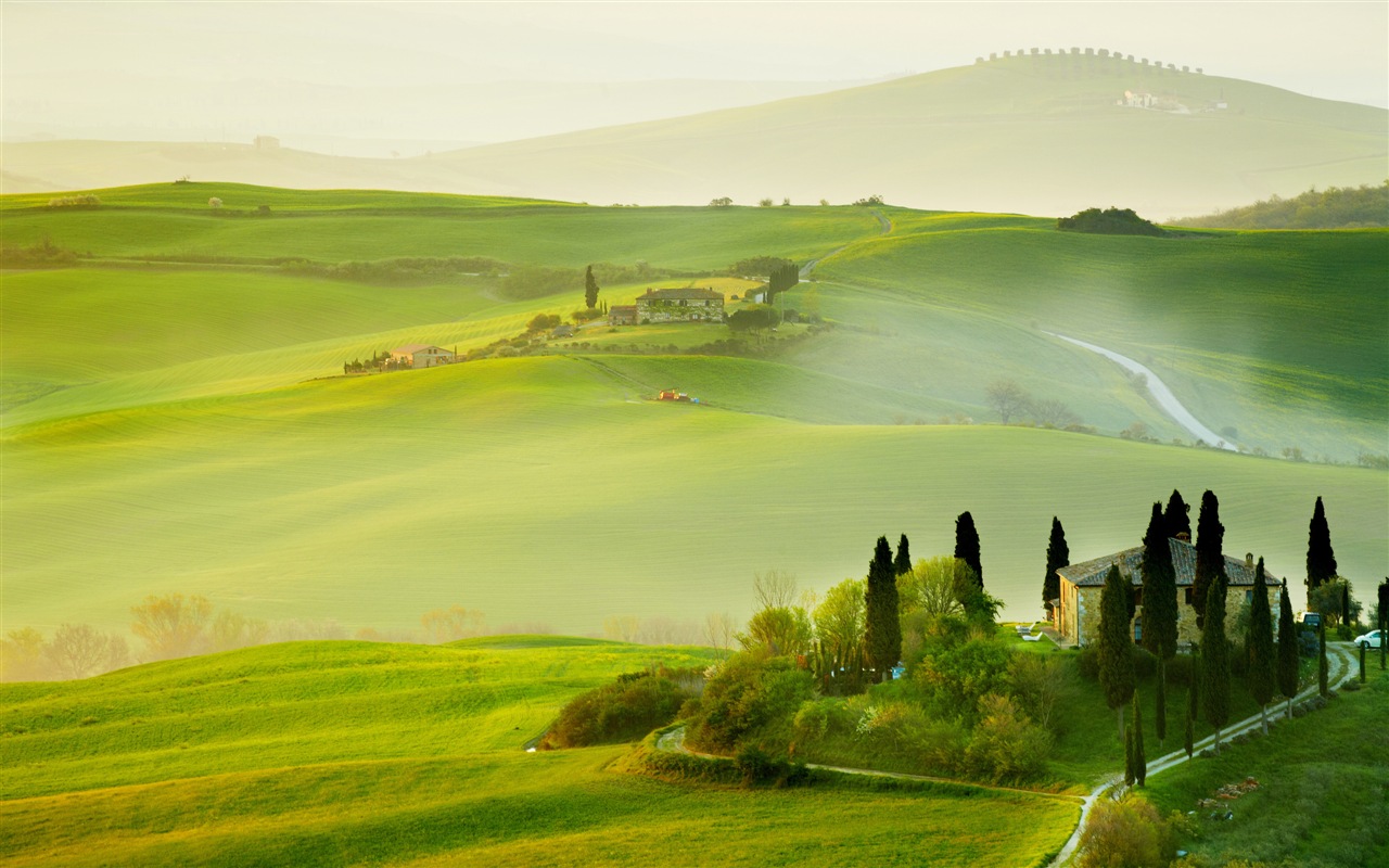 Итальянский естественная красота пейзажа HD обои #1 - 1280x800