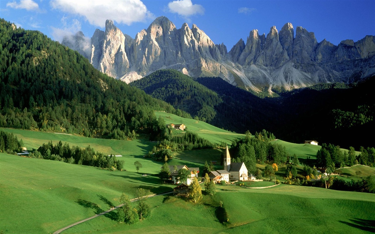 Italská přírodní krásy scenérie HD tapetu #2 - 1280x800