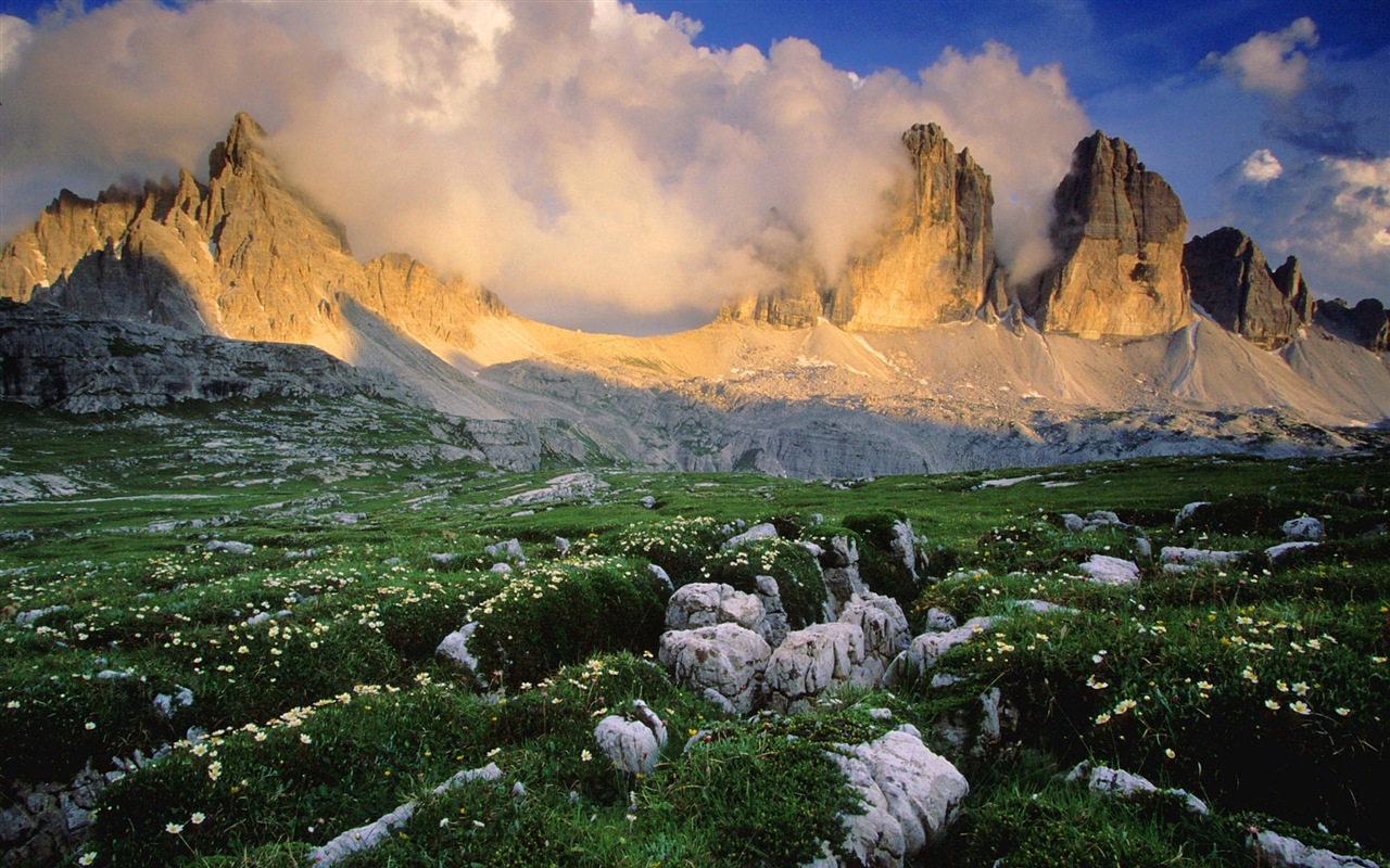 Belleza italiana pintado natural paisaje HD #4 - 1280x800