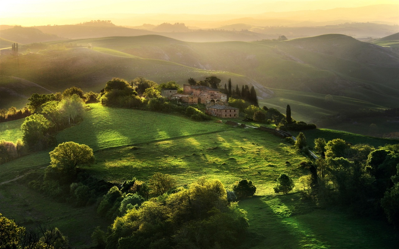 Belleza italiana pintado natural paisaje HD #8 - 1280x800
