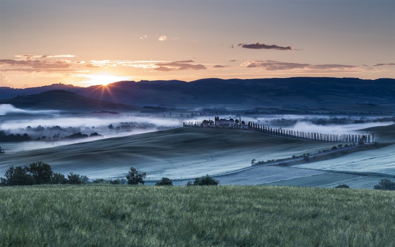 Italská přírodní krásy scenérie HD tapetu #11 - 1280x800