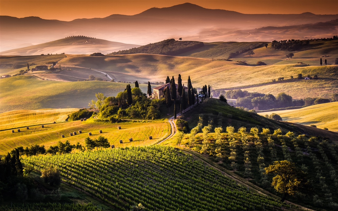 Итальянский естественная красота пейзажа HD обои #16 - 1280x800