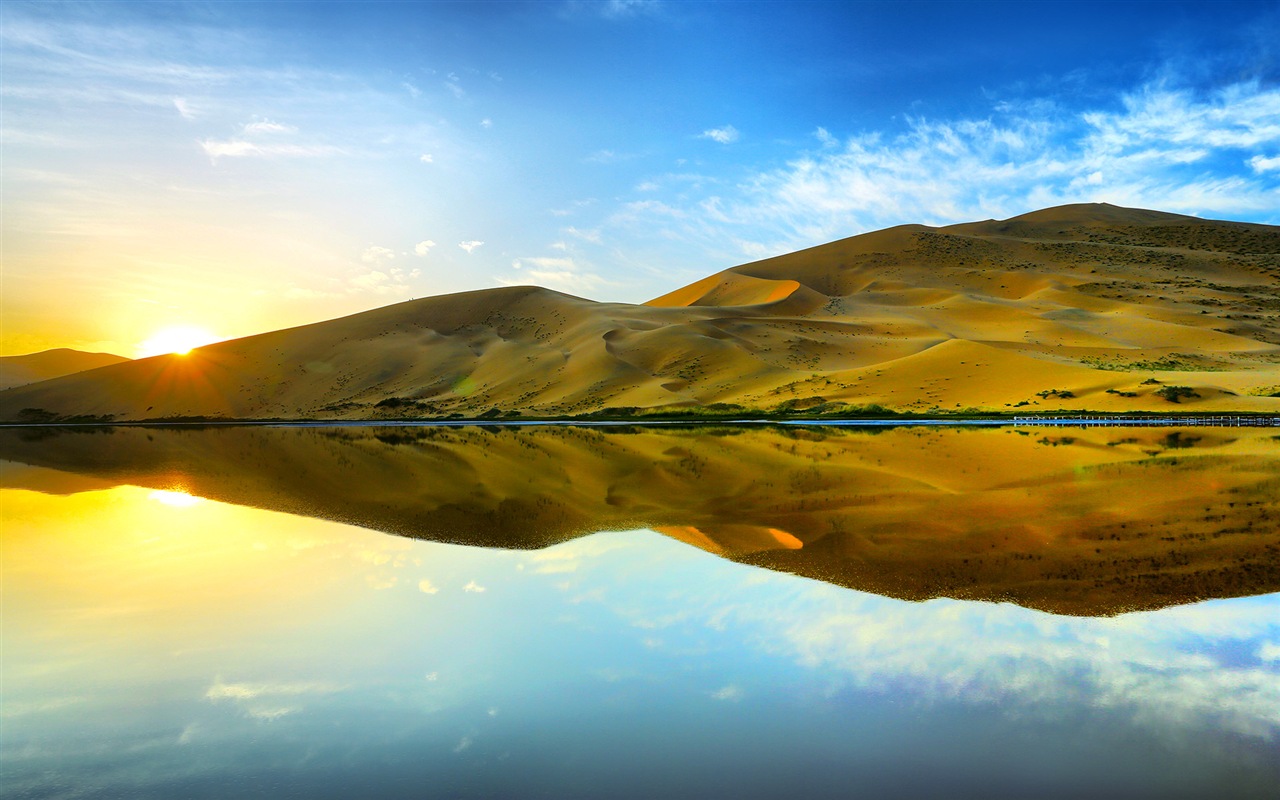 Lac calme avec la réflexion de l'eau, de Windows 8 fonds d'écran HD #12 - 1280x800