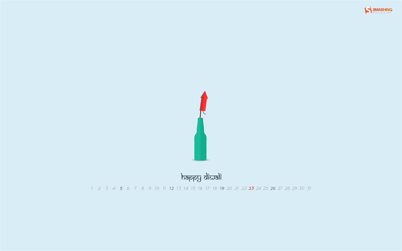 2014년 10월 캘린더 벽지 (2) #5 - 1280x800