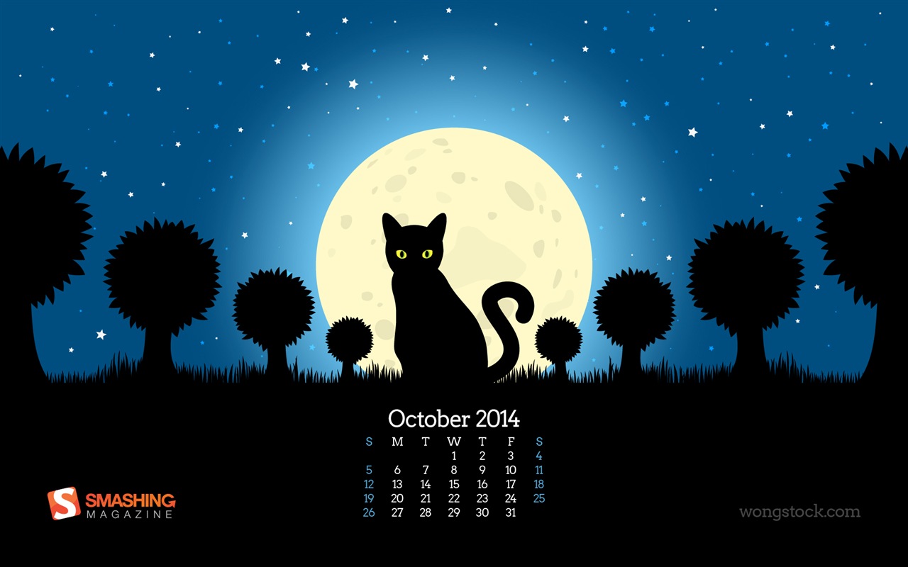 2014年10月 月曆壁紙(二) #14 - 1280x800
