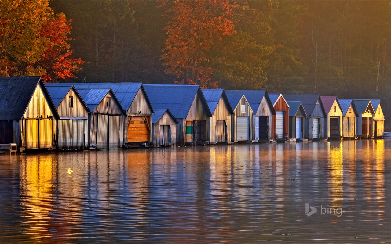Října 2014 Bing scenérie HD Tapety na plochu #11 - 1280x800