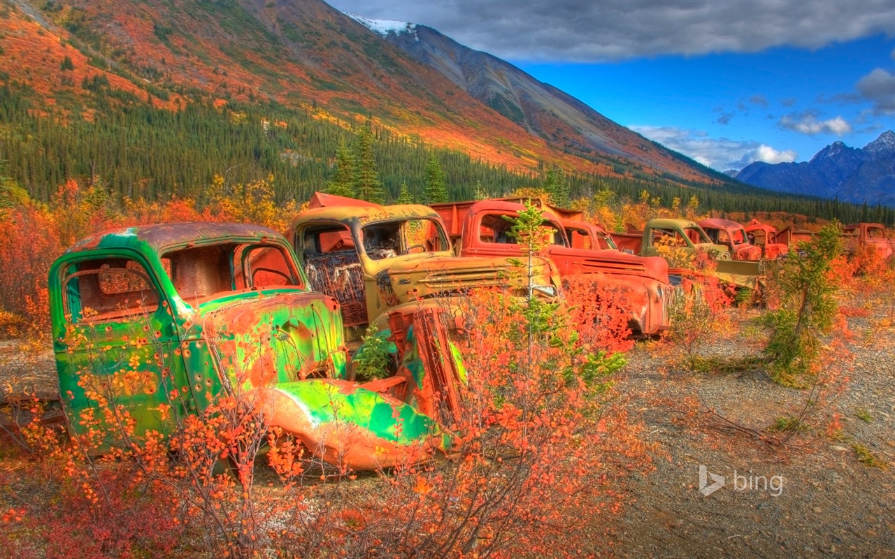 Října 2014 Bing scenérie HD Tapety na plochu #13 - 1280x800