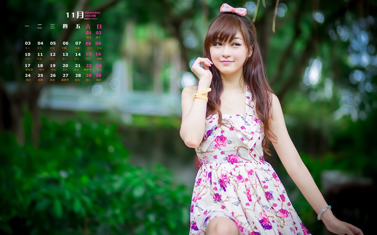 November 2014 Calendar wallpaper(1) #10 - 1280x800