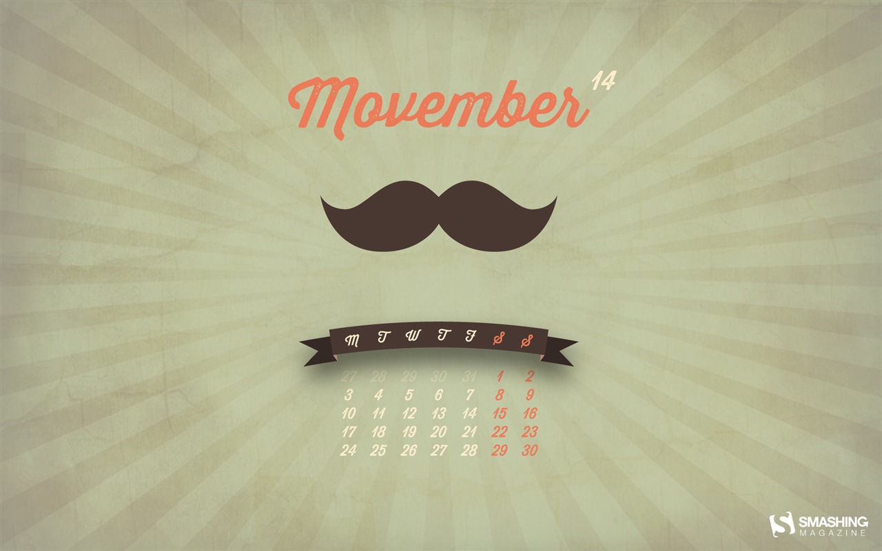 November 2014 Calendar wallpaper(2) #12 - 1280x800