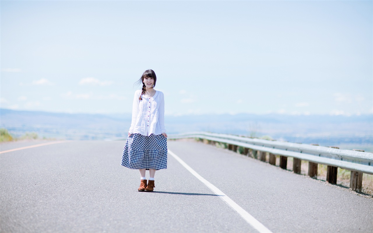 日本清純小女孩 高清壁紙 #7 - 1280x800