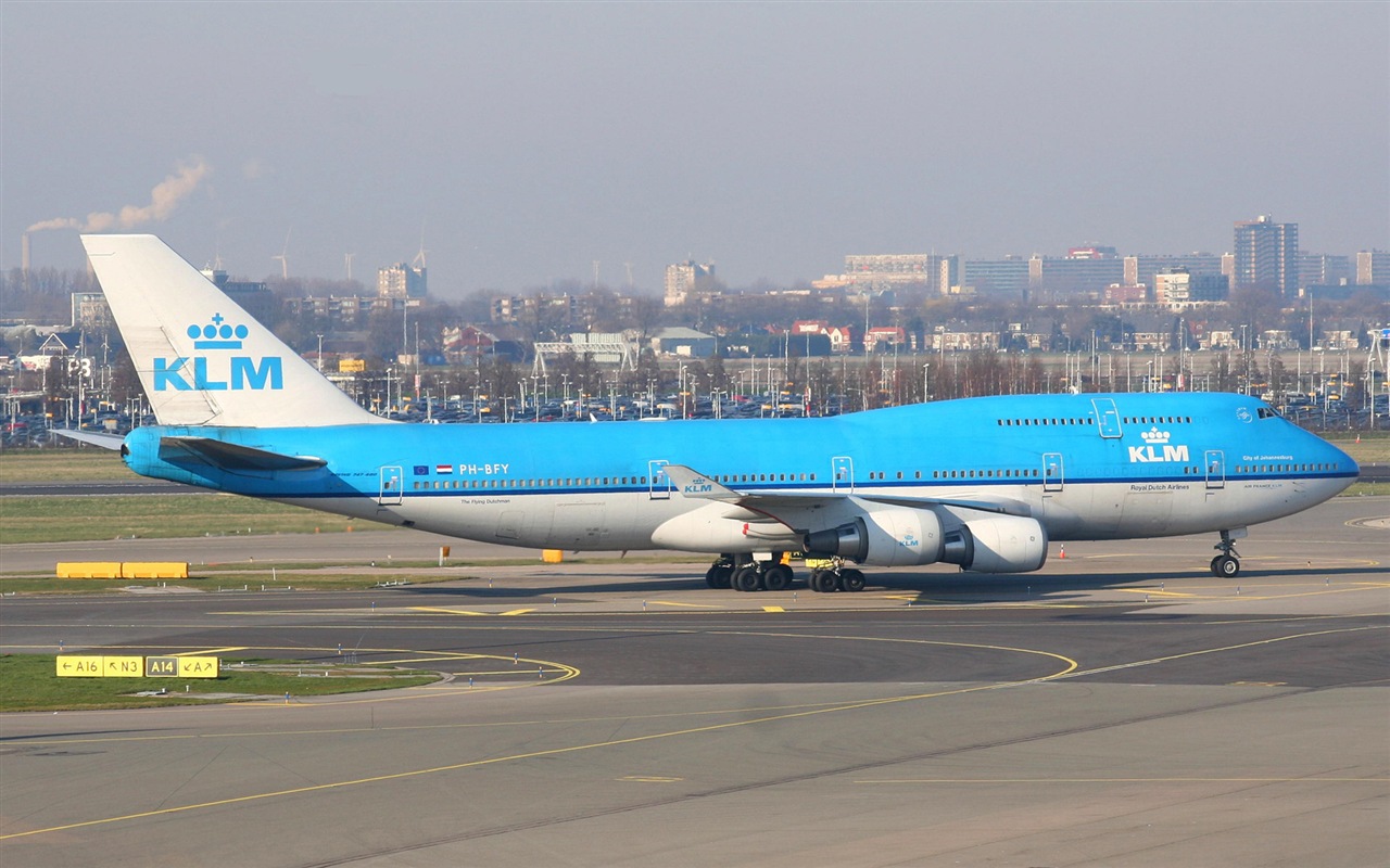 Boeing fondos de pantalla de alta definición 747 airlines #2 - 1280x800