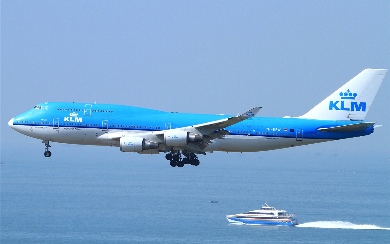 Boeing fondos de pantalla de alta definición 747 airlines #4 - 1280x800