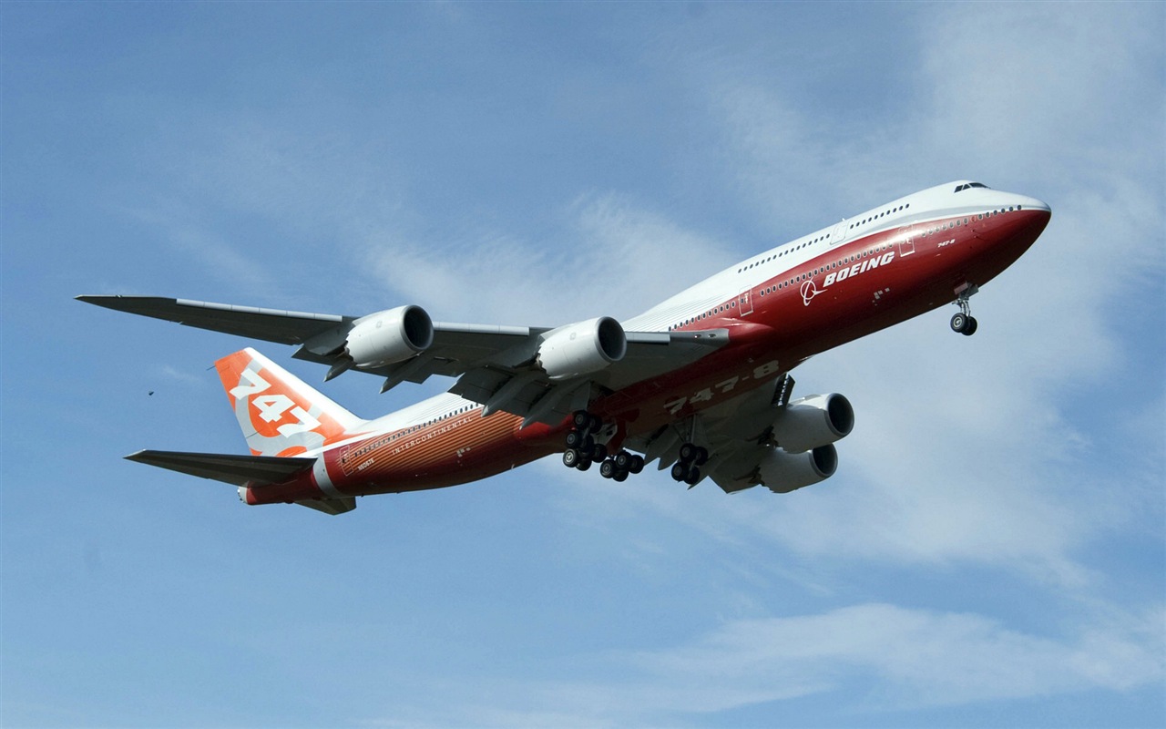 Boeing fondos de pantalla de alta definición 747 airlines #12 - 1280x800