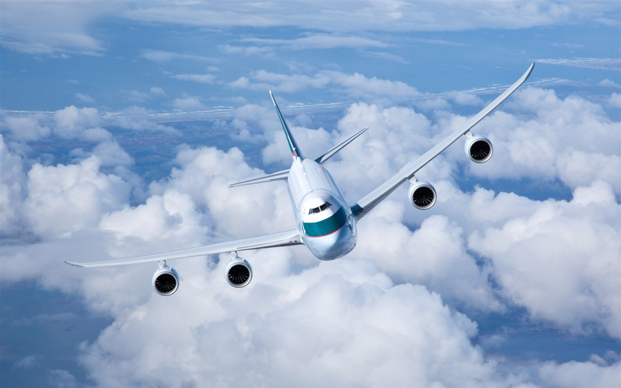 Boeing 747 dopravní letadlo HD tapety na plochu #13 - 1280x800