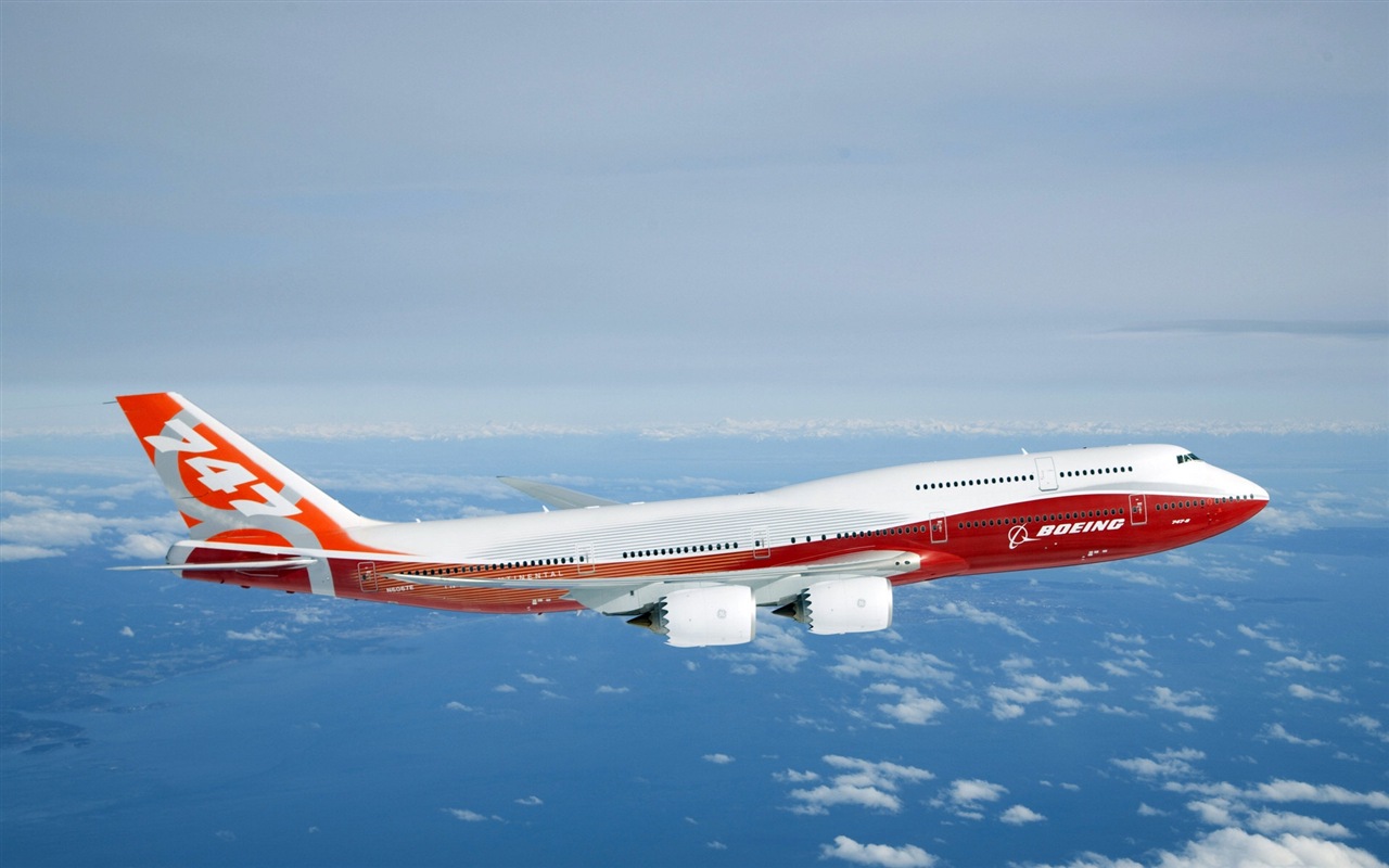 Boeing 747 Passagierflugzeug HD Wallpaper #16 - 1280x800