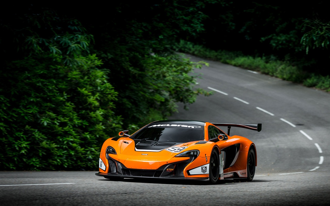 2015邁凱倫650S GT3 超級跑車高清壁紙 #13 - 1280x800