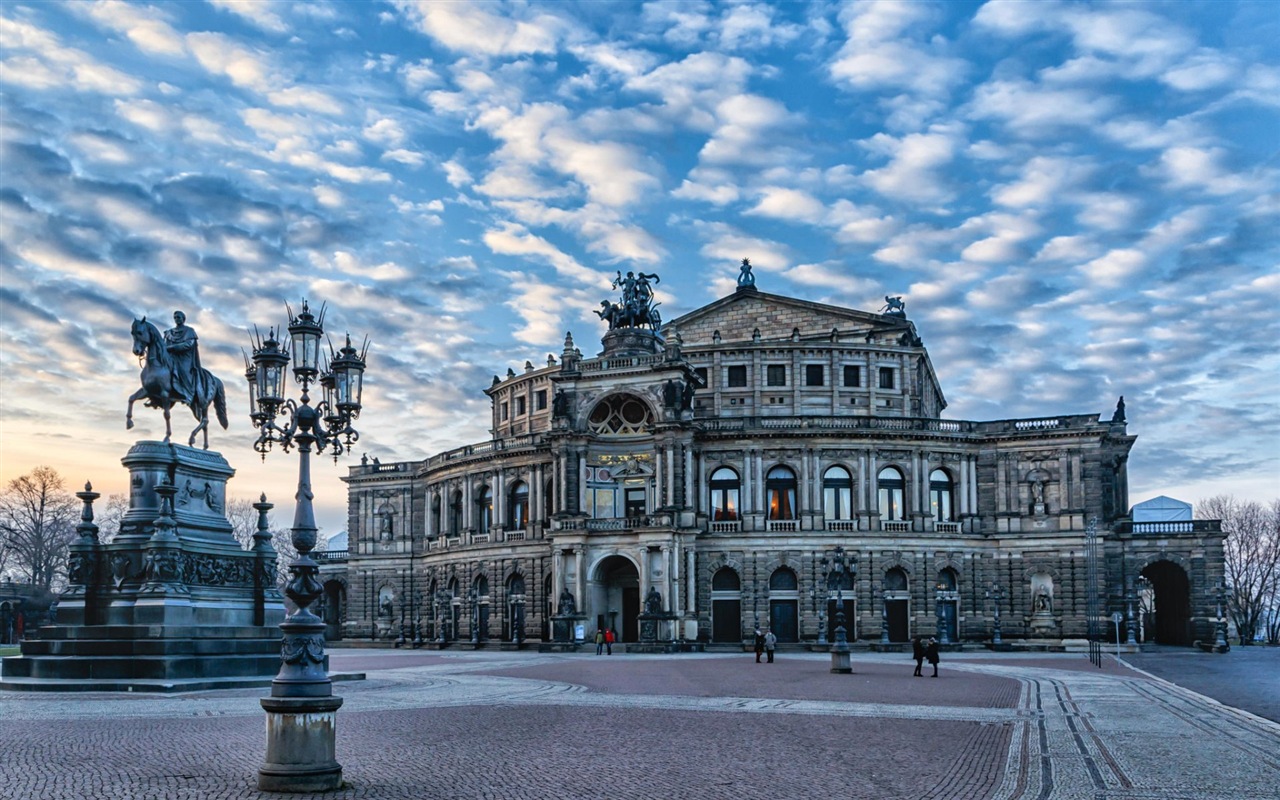 Allemagne Dresde paysage urbain fonds d'écran HD #4 - 1280x800