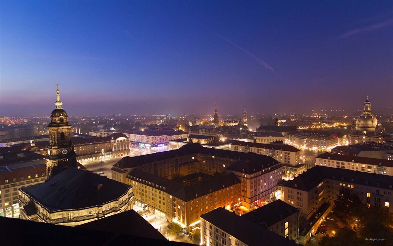 Allemagne Dresde paysage urbain fonds d'écran HD #5 - 1280x800