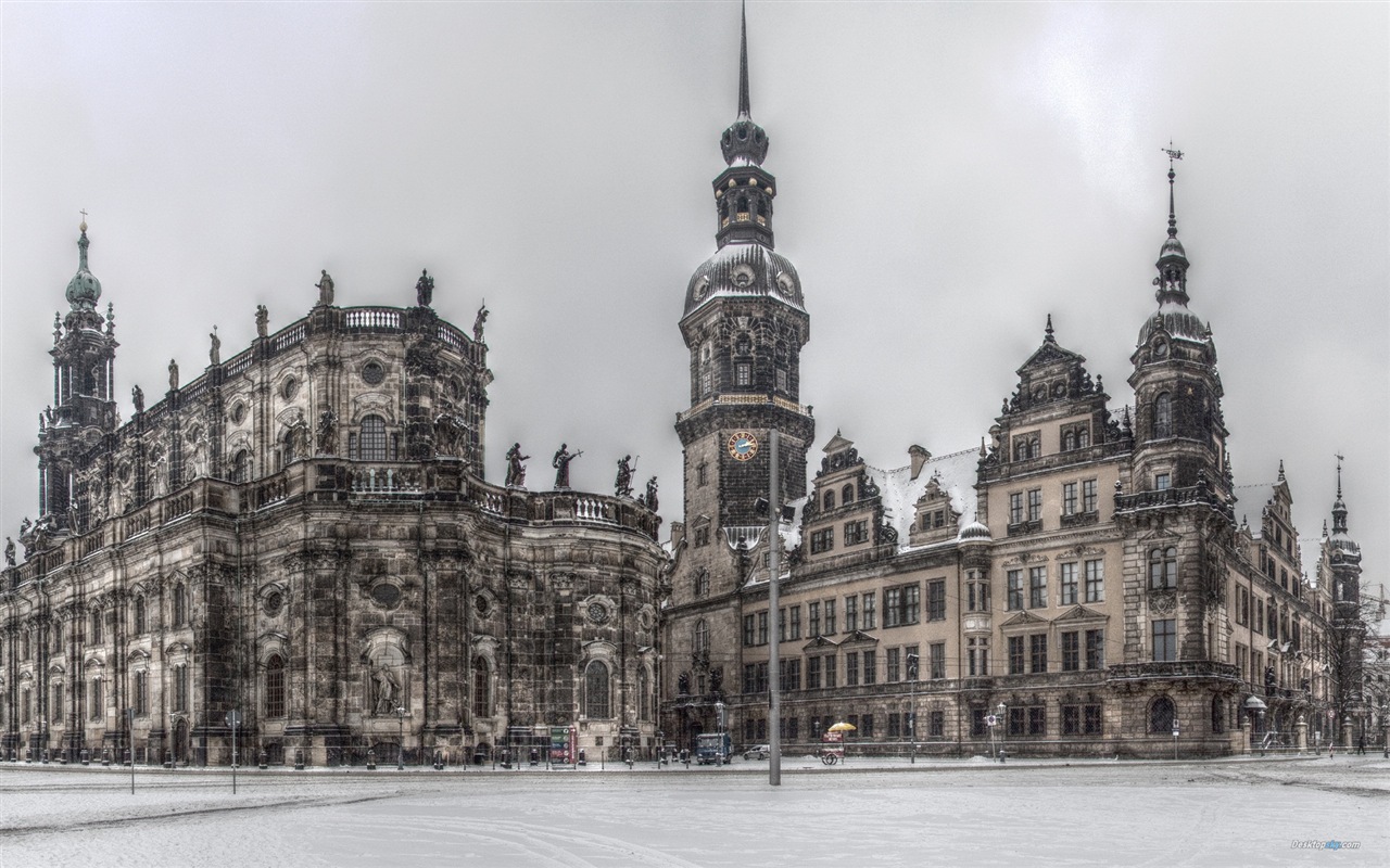 Německo Drážďany město krajina HD tapety na plochu #10 - 1280x800