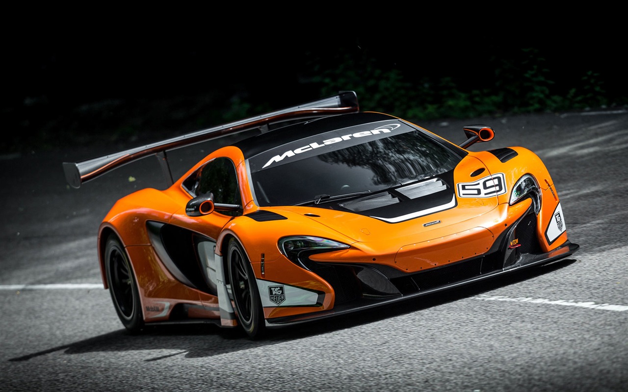 2015邁凱倫650S GT3 超級跑車高清壁紙 #1 - 1280x800