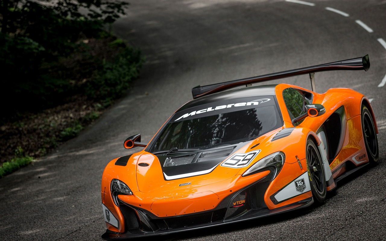 2015邁凱倫650S GT3 超級跑車高清壁紙 #4 - 1280x800