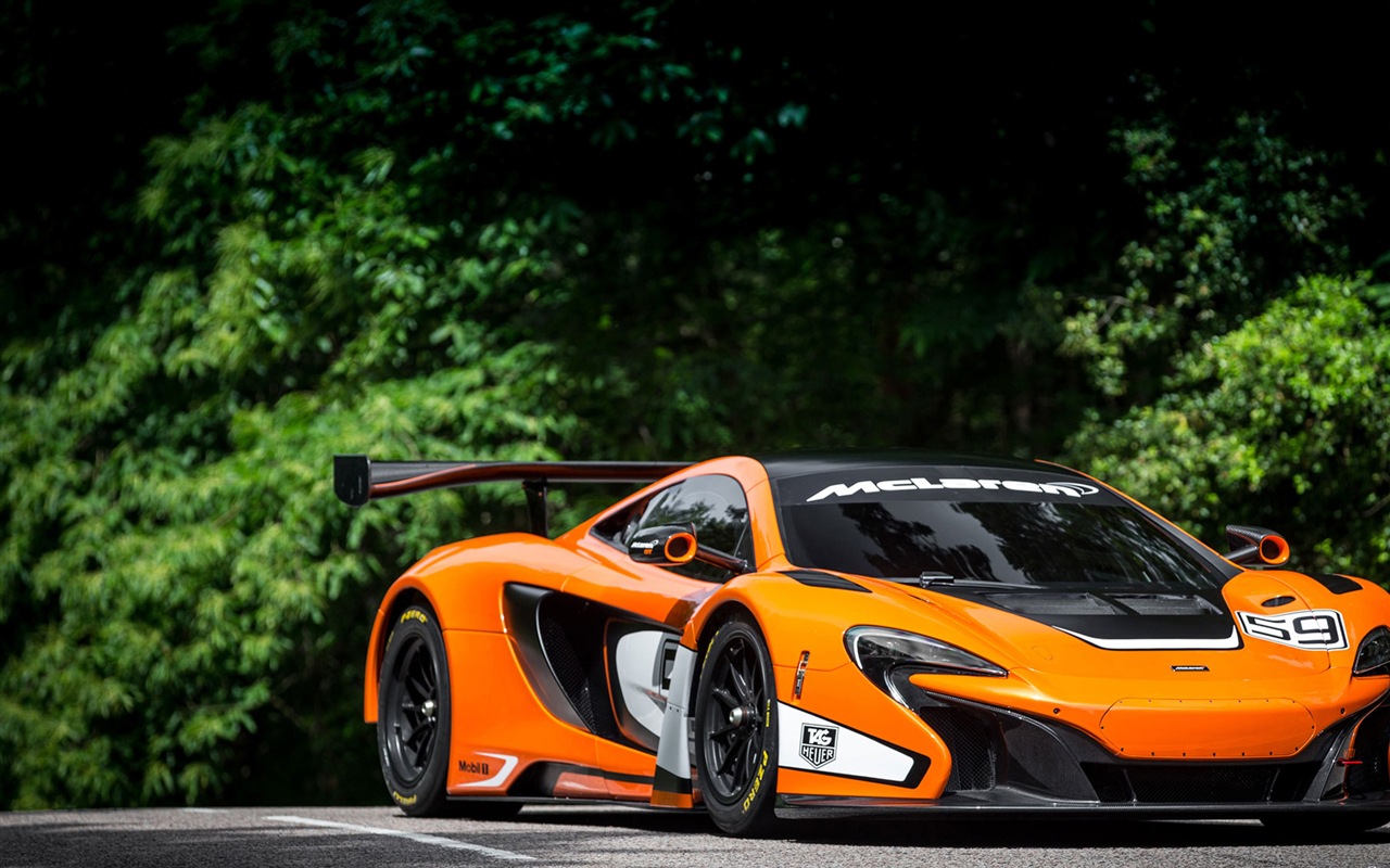 2015邁凱倫650S GT3 超級跑車高清壁紙 #6 - 1280x800