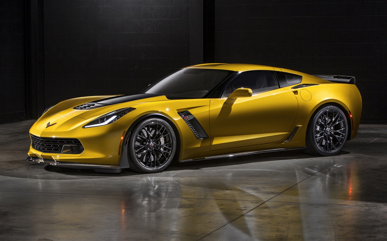 2015年雪佛蘭 Corvette Z06跑車高清壁紙 #3 - 1280x800