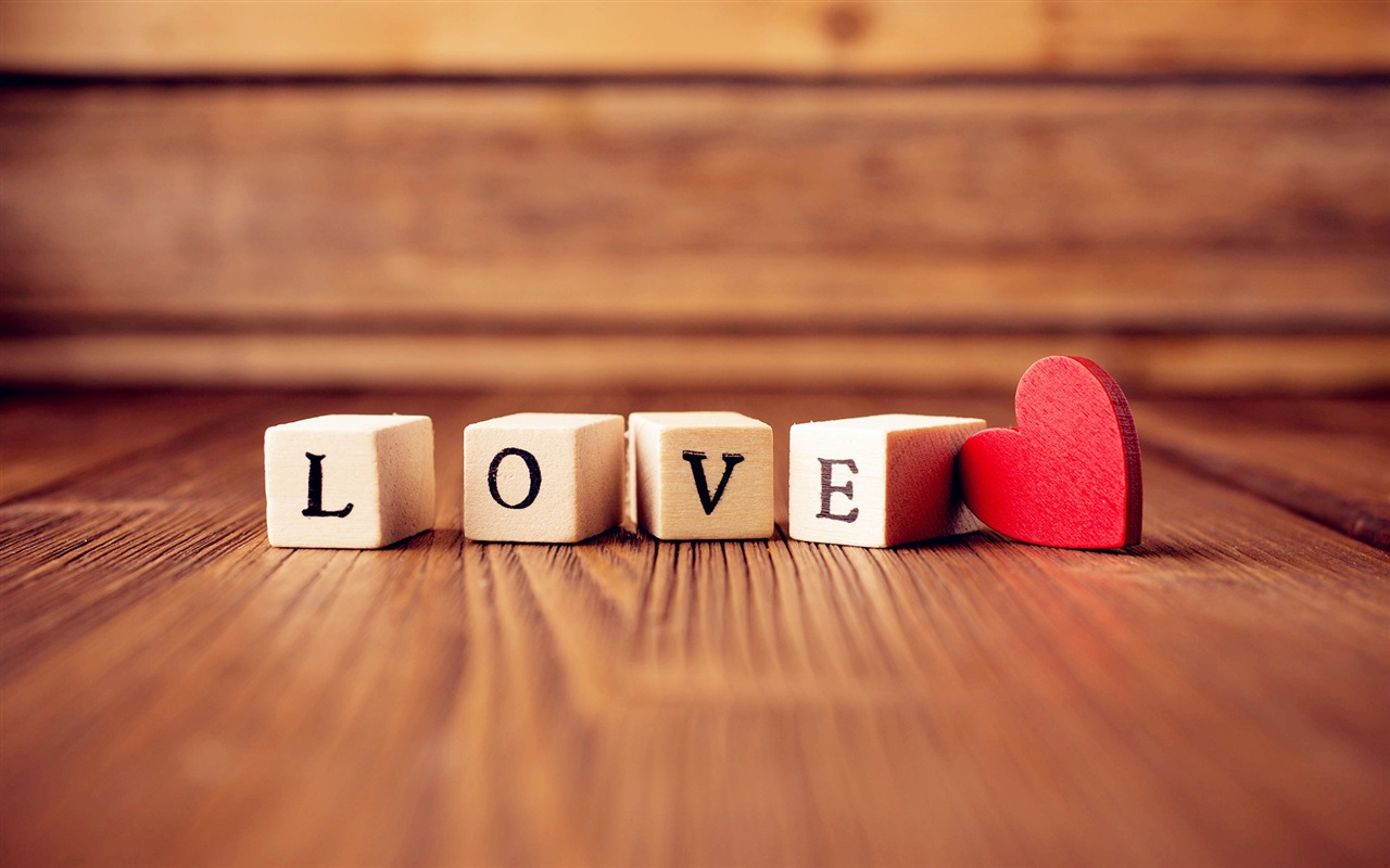 The theme of love, creative heart-shaped HD wallpapers #2 - 1280x800