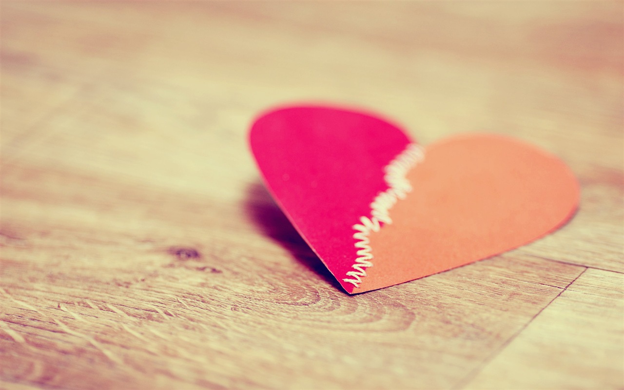 The theme of love, creative heart-shaped HD wallpapers #5 - 1280x800