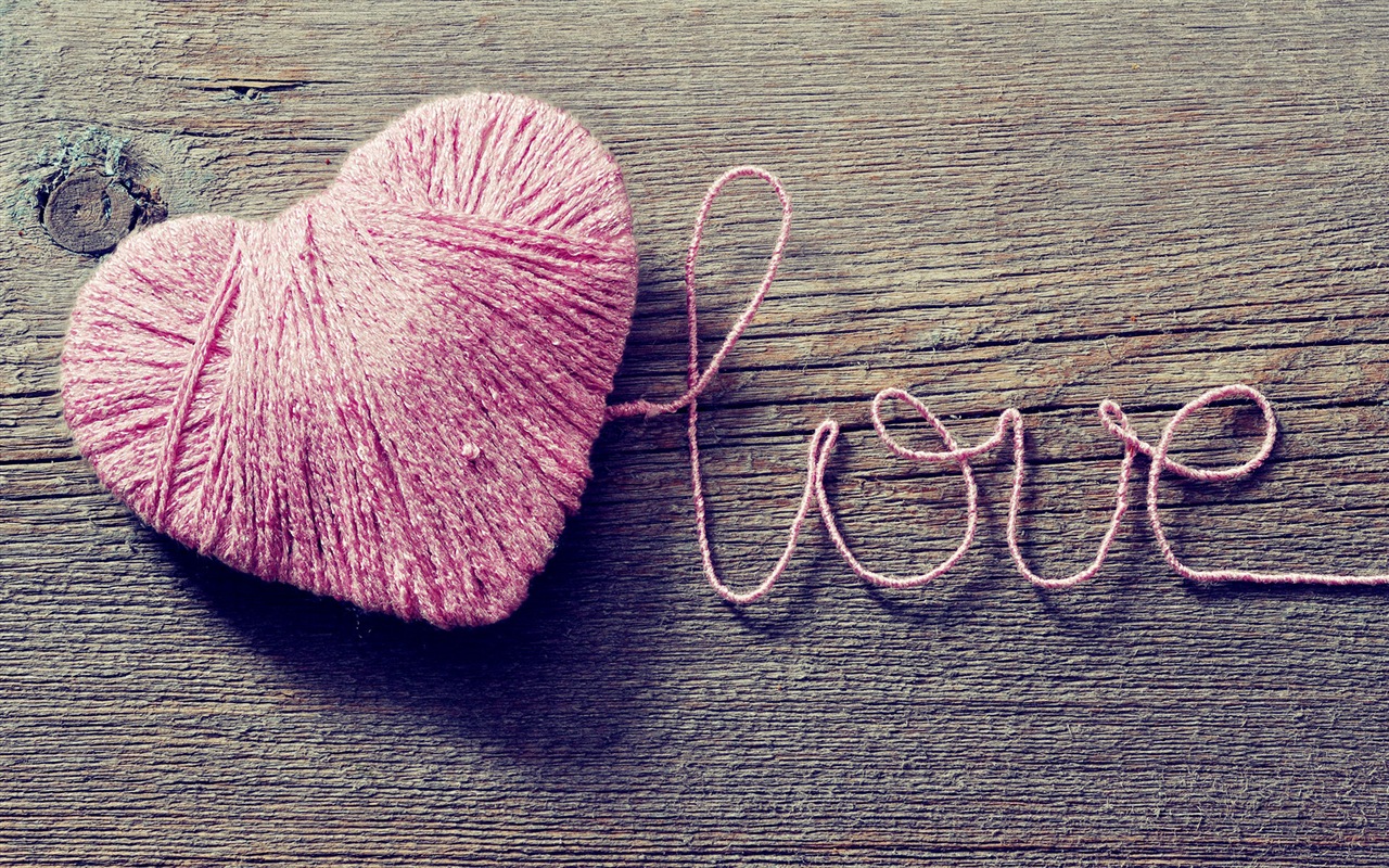 The theme of love, creative heart-shaped HD wallpapers #10 - 1280x800