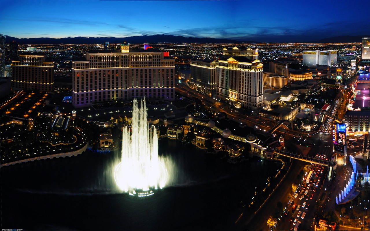 Belle nuit à Las Vegas fonds d'écran HD #6 - 1280x800