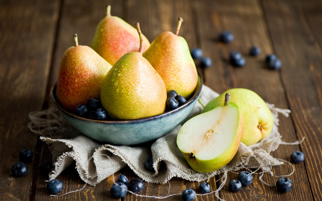 Suculenta fruta, peras fondos de pantalla de alta definición en primer plano #11 - 1280x800